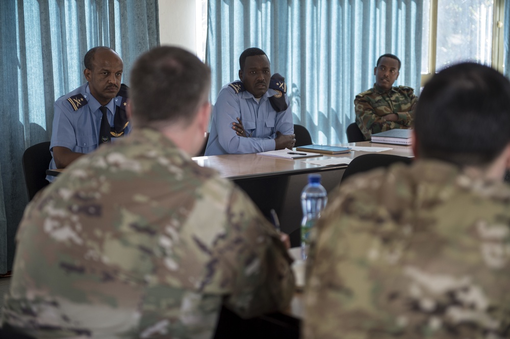 Airmen in Ethiopia