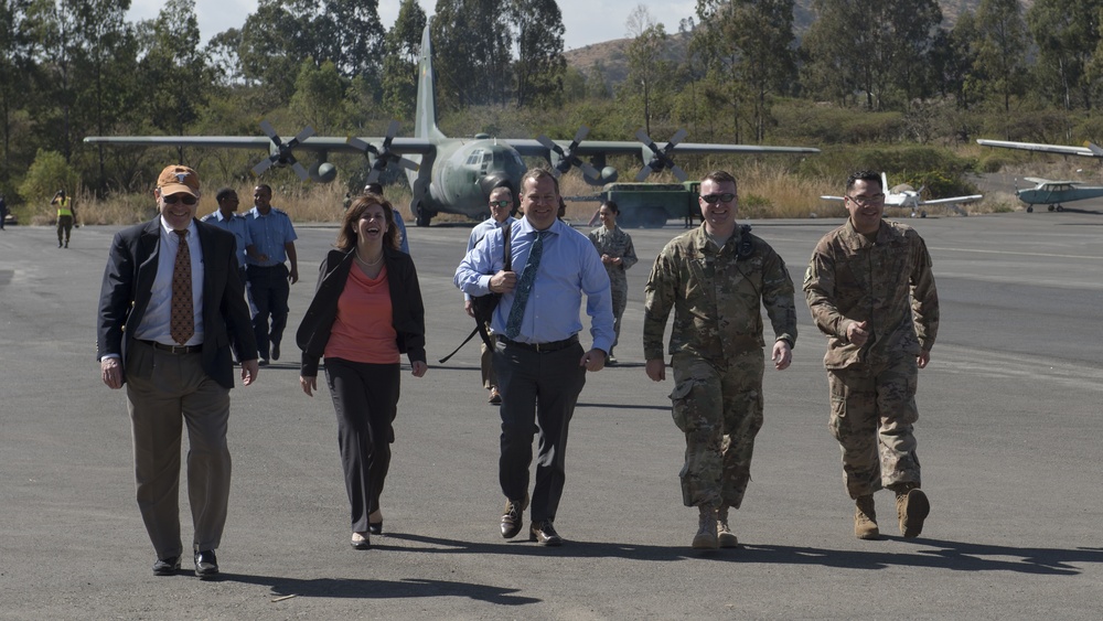 Airmen in Ethiopia