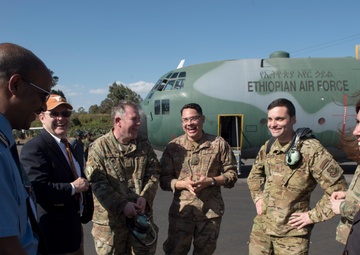 Airmen in Ethiopia