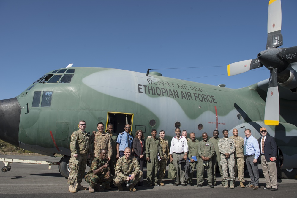 Airmen in Ethiopia