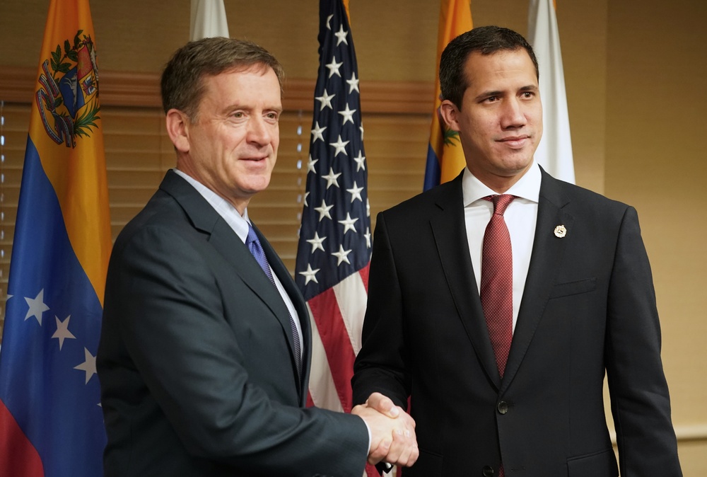 USAID Administrator Mark Green meets with Interim President Juan Guaido