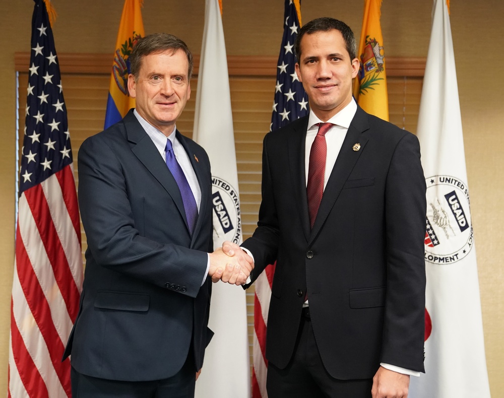 USAID Administrator Mark Green meets with Venezuela Interim President Juan Guaido