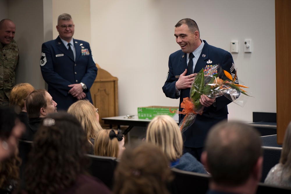 Chief Master Sgt. Michael Dumas Promotion Ceremony