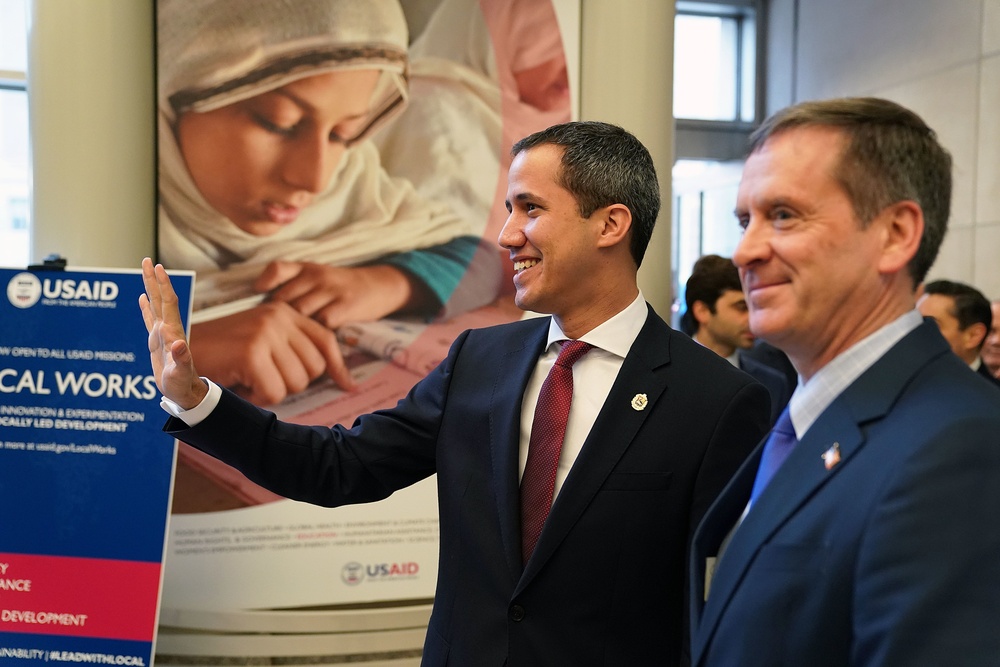USAID Administrator Mark Green meets with Venezuela Interim President Juan Guaido