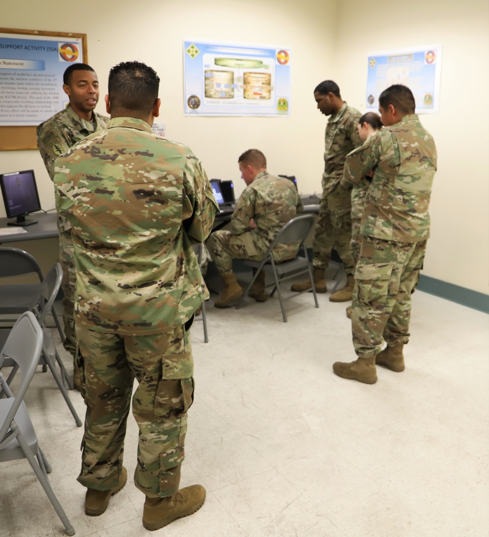 Sustainers Conduct Hand-held Training