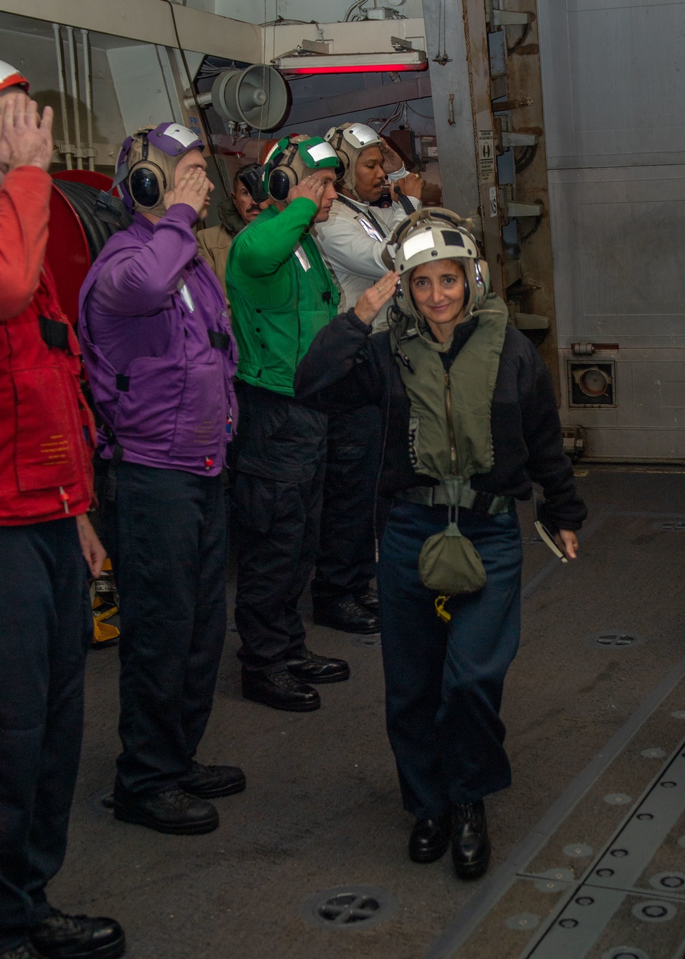 Commander, Carrier Strike Group 11 Visits Sterett