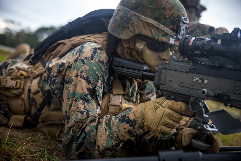 3rd Marine Division sends rounds down range