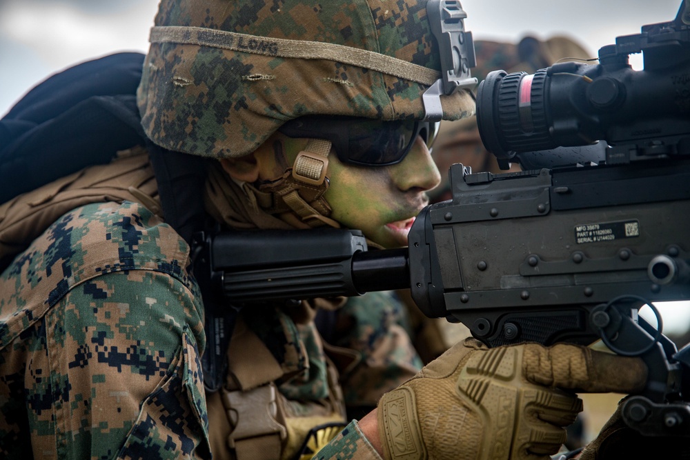 3rd Marine Division sends rounds down range