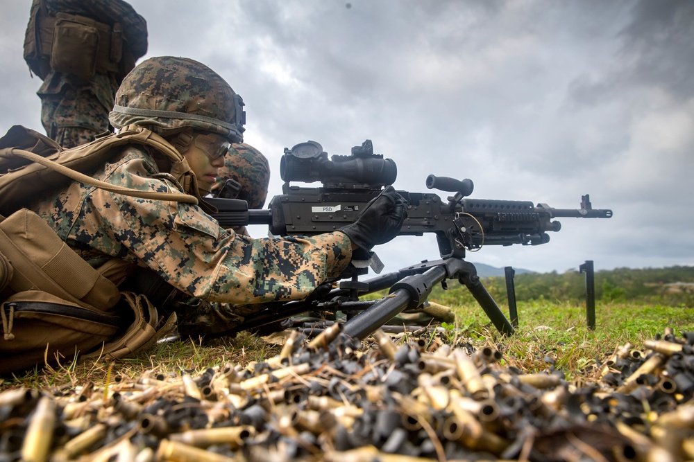 3rd Marine Division sends rounds down range