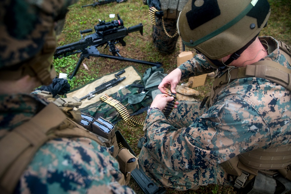 3rd Marine Division sends rounds down range