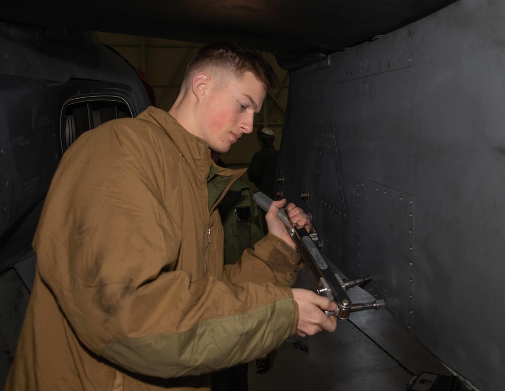 VMA-231 Post Flight Maintenance NAS Fallon