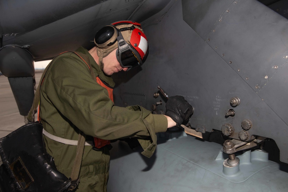 VMA-231 Post Flight Maintenance NAS Fallon
