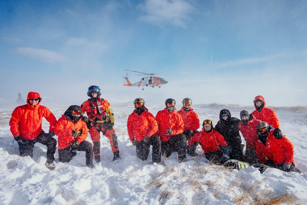 Coast Guard ASTs conduct survival training, Kodiak, Alaska