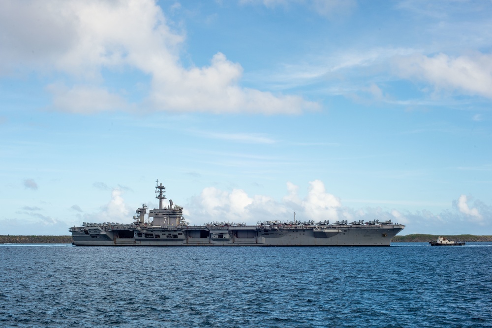 USS Theodore Roosevelt Arrives in Guam