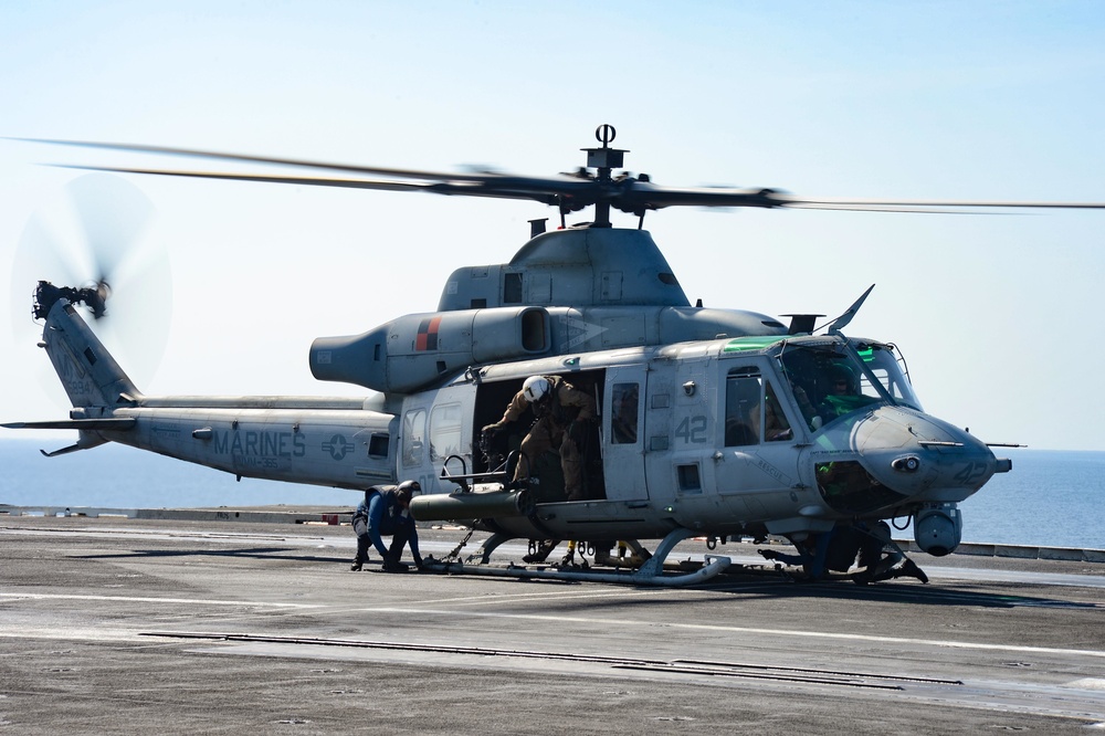 USS Harry S. Truman (CVN 75) transits the Arabian Sea