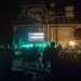 USS Normandy Watches Movie On Flight Deck