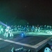 USS Normandy Watches Movie On Flight Deck