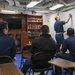 USS Normandy Sailor Gives Financial Training
