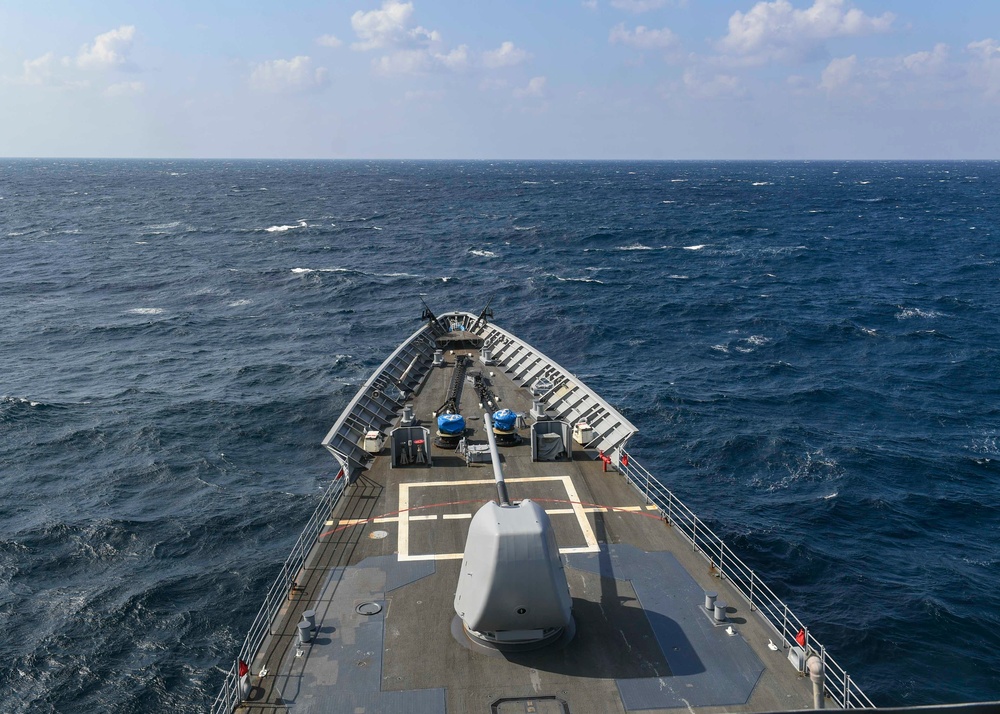 USS Normandy Transits North Arabian Sea