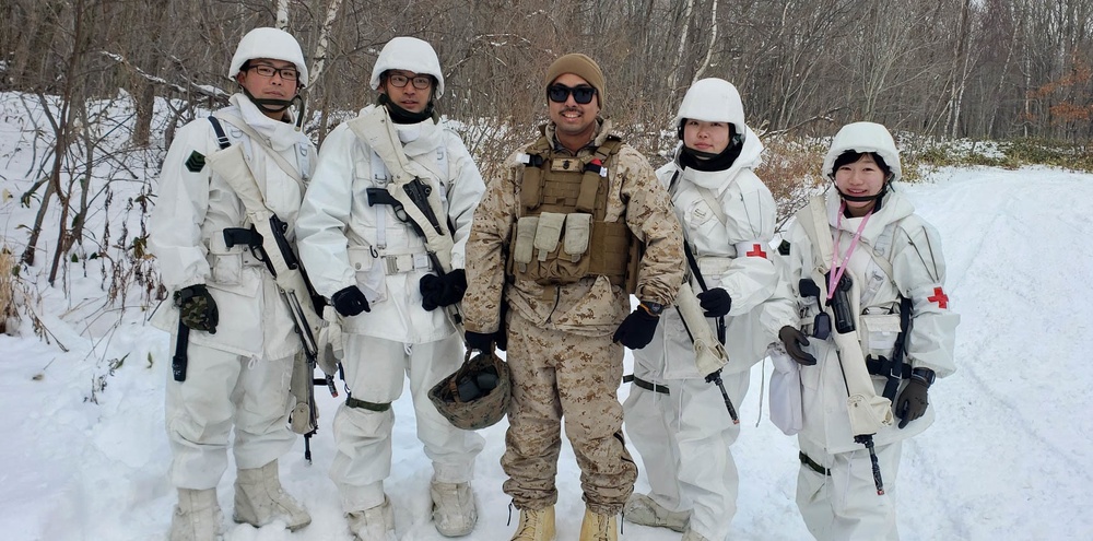 U.S Navy Corpsmen conduct  Bilateral Medical Training with JGSDF at Northern Viper