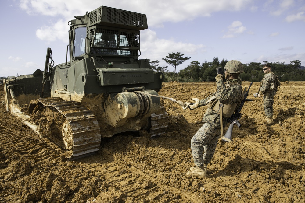 Tear Down to Build Up | U.S. Marines with 9th ESB conduct heavy equipment field exercise