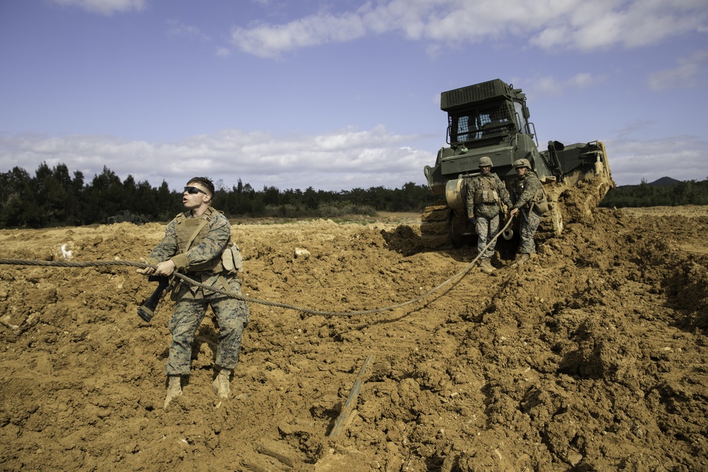 Tear Down to Build Up | U.S. Marines with 9th ESB conduct heavy equipment field exercise