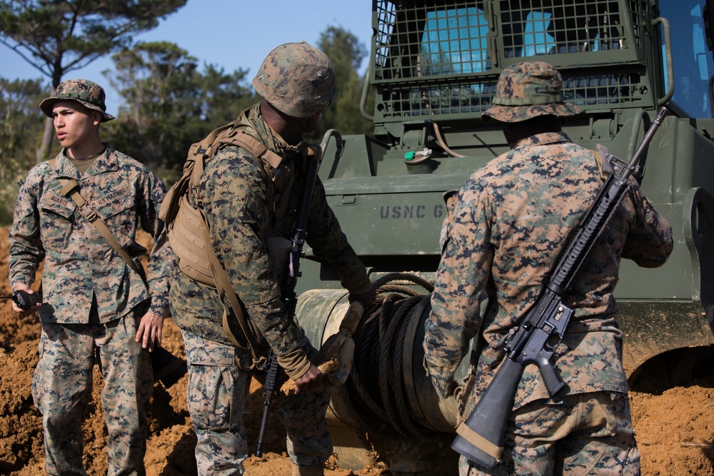 Tear Down to Build Up | U.S. Marines with 9th ESB conduct heavy equipment field exercise