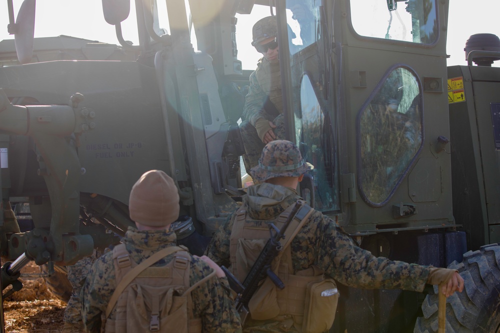 Tear Down to Build Up | U.S. Marines with 9th ESB conduct heavy equipment field exercise