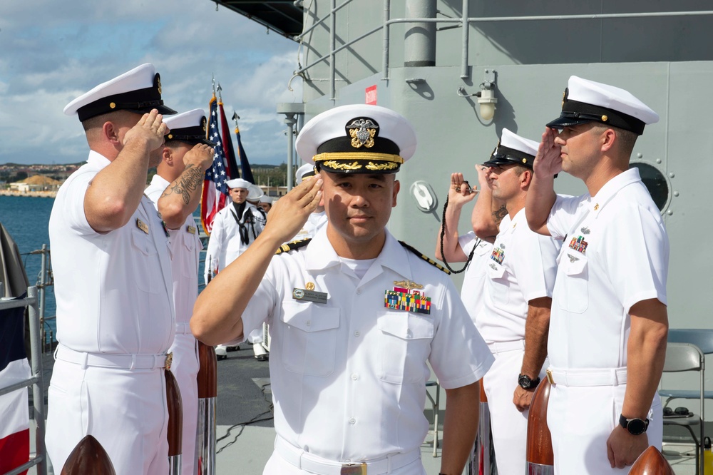 Frank Cable Hosts Change of Command Ceremony