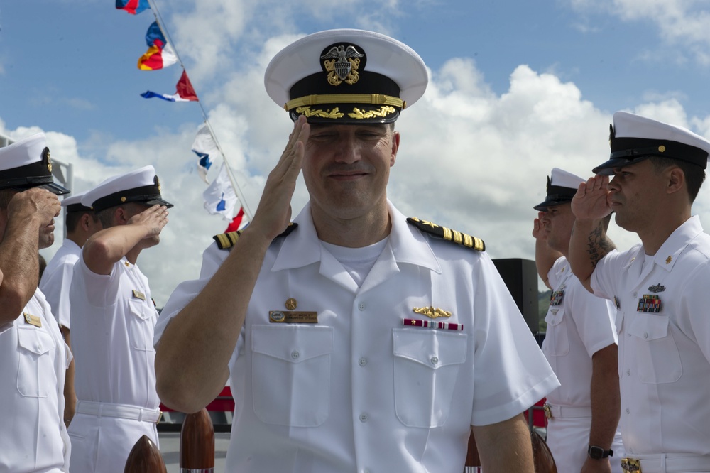 Frank Cable Hosts Change of Command Ceremony