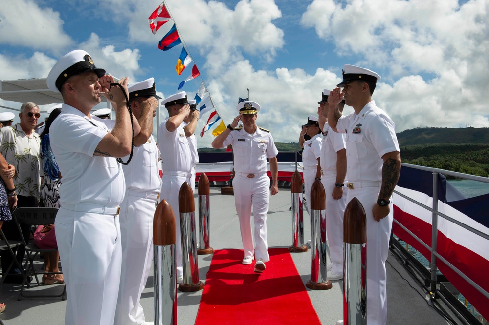 Frank Cable Hosts Change of Command Ceremony