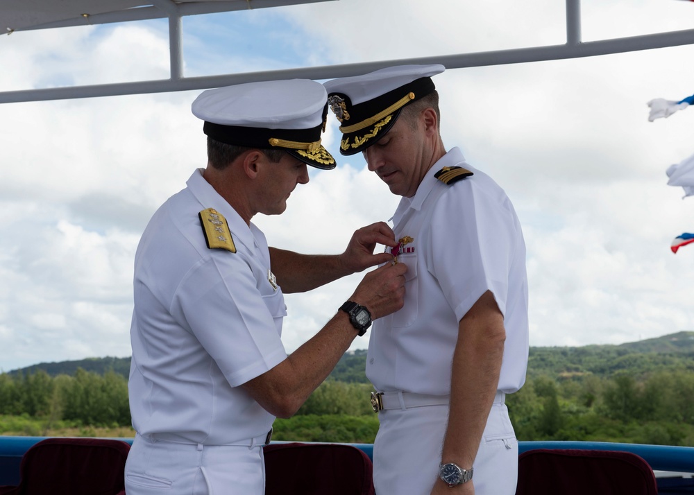 Frank Cable Hosts Change of Command Ceremony