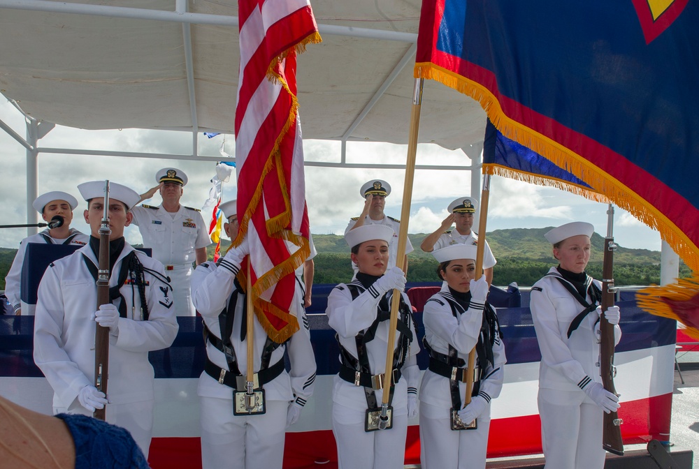 Frank Cable Hosts Change of Command Ceremony