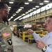 Troop Support Commander visits local Hardware vendor to gain insight, strengthen partnership