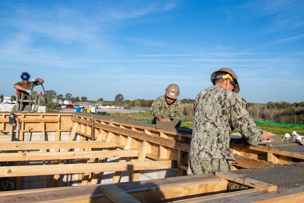 Seabees Construct Working Dog Kennel on Naval Station Rota