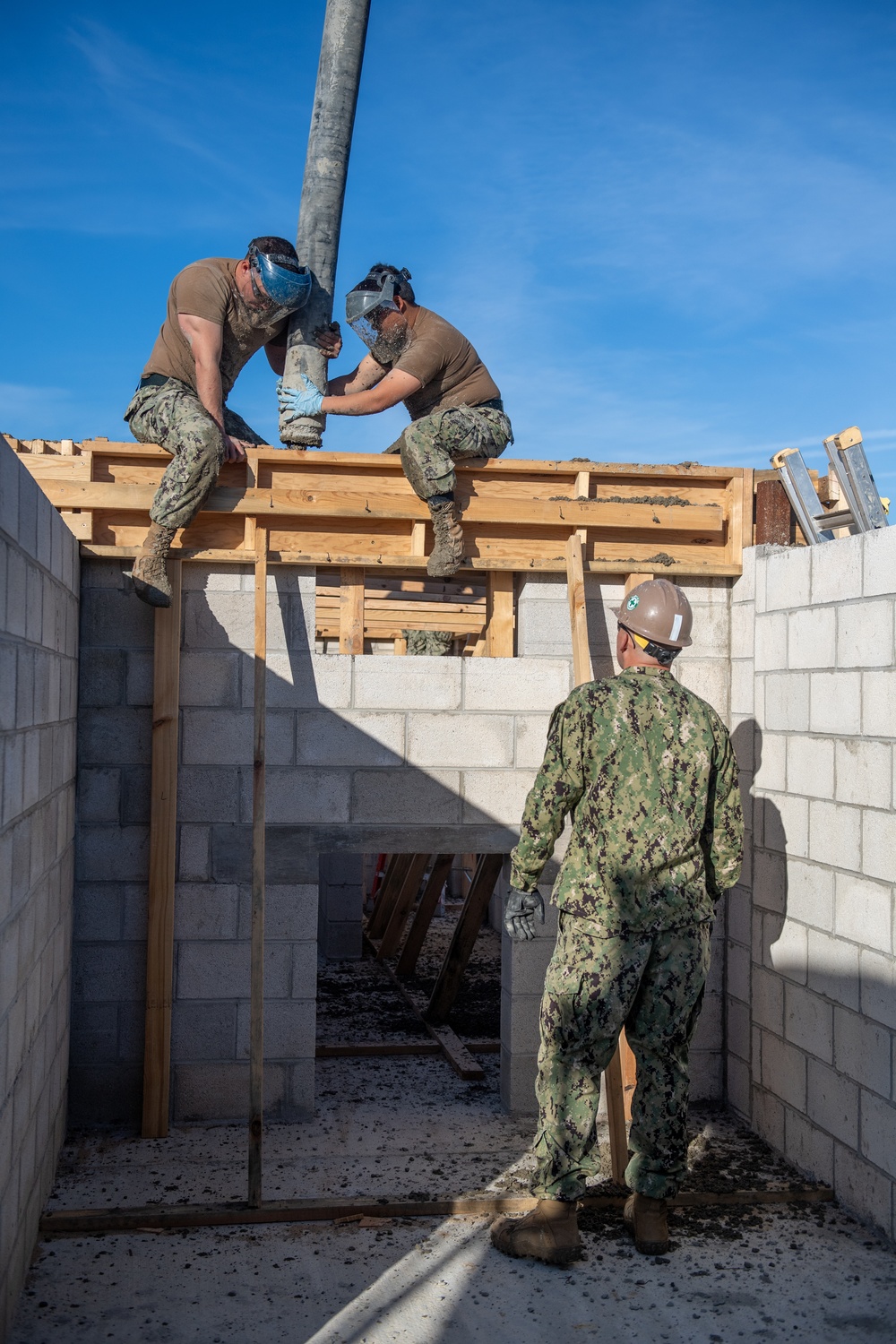 Seabees Construct Working Dog Kennel on Naval Station Rota