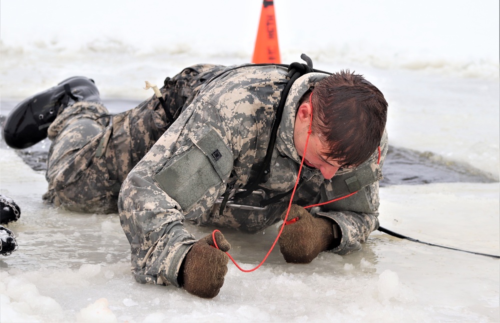 CWOC Class 20-02 students complete cold-water immersion training at Fort McCoy