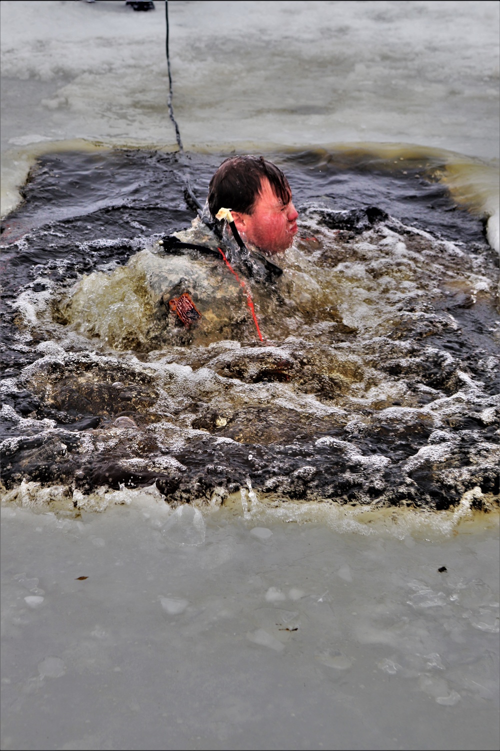 CWOC Class 20-02 students complete cold-water immersion training at Fort McCoy