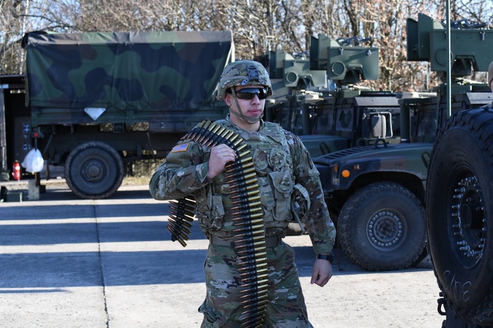 Military Police live fire training in Baumholder