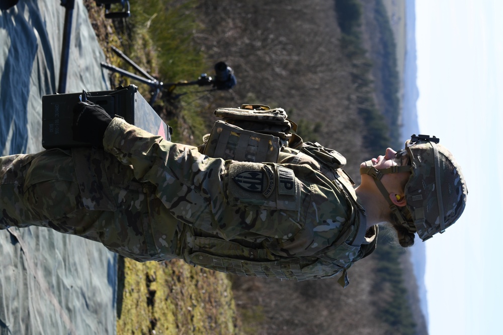 Military Police live fire training in Baumholder