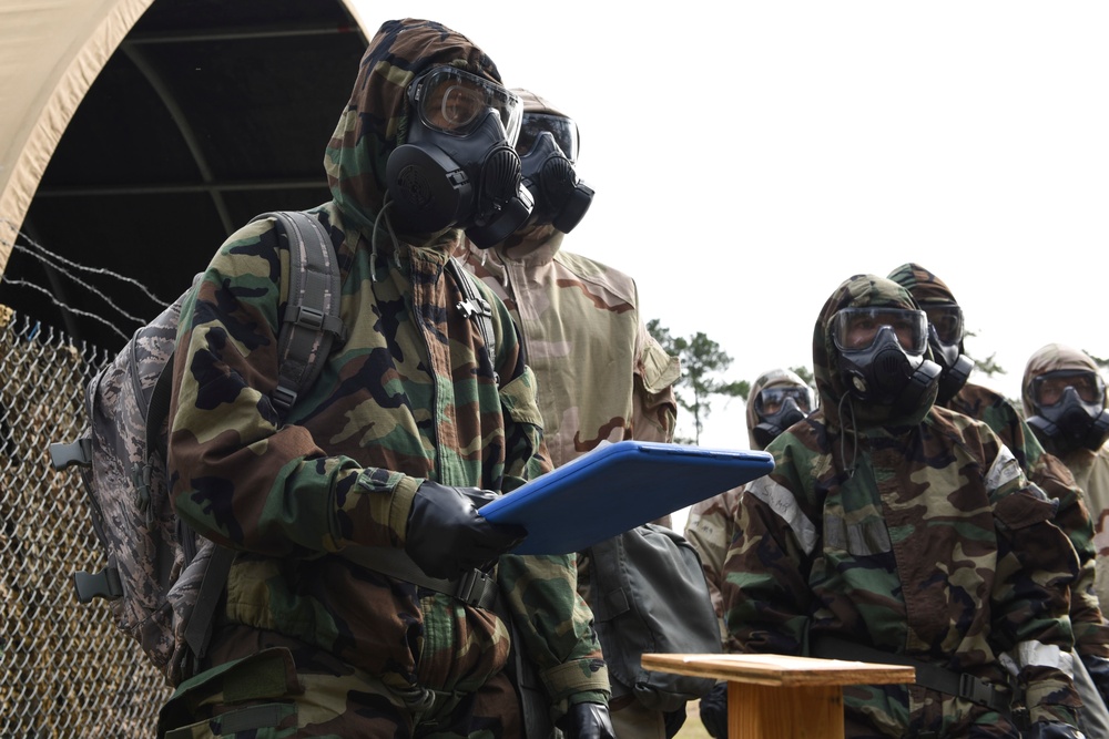 Airmen complete CBRNE training