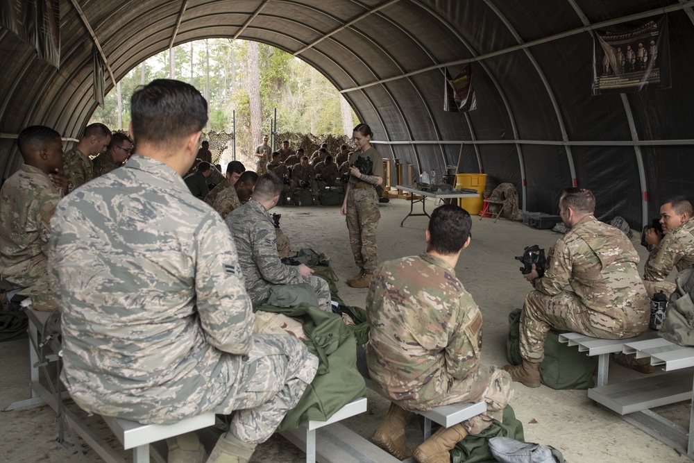 Airmen complete CBRNE training