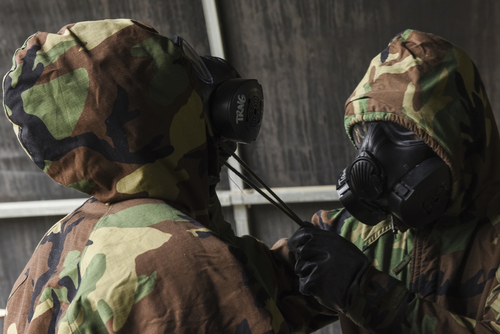 Airmen complete CBRNE training