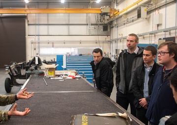 100th AMXS shares maintenance expertise during student visit