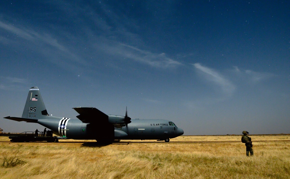 75th EAS delivers supplies to outpost in Somalia