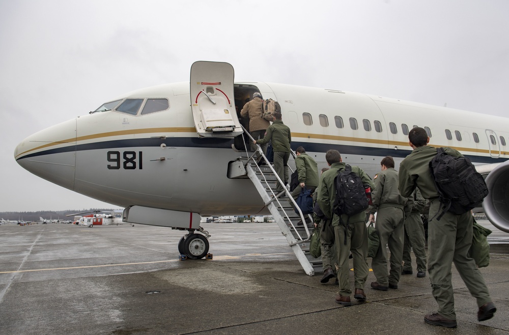 NAS Whidbey Island Air Terminal Gets Sailors on Their Way