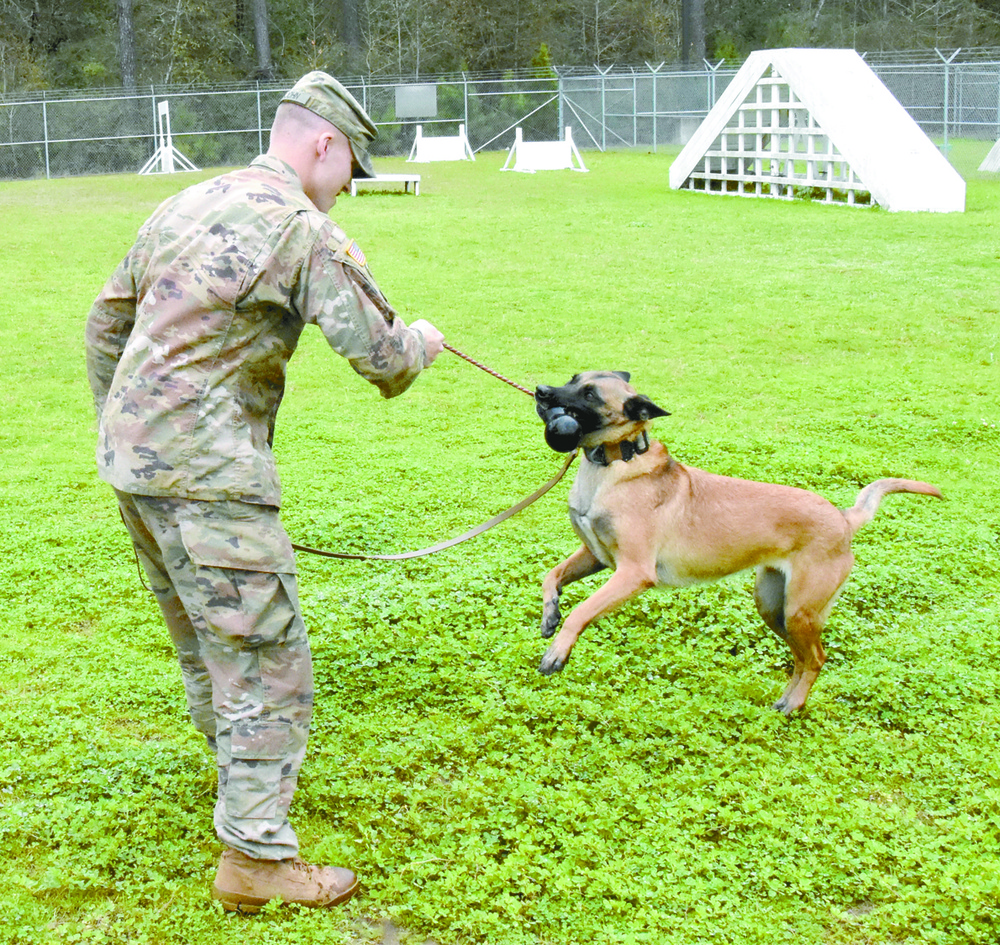 Dog handlers, man’s best friend develop special bond