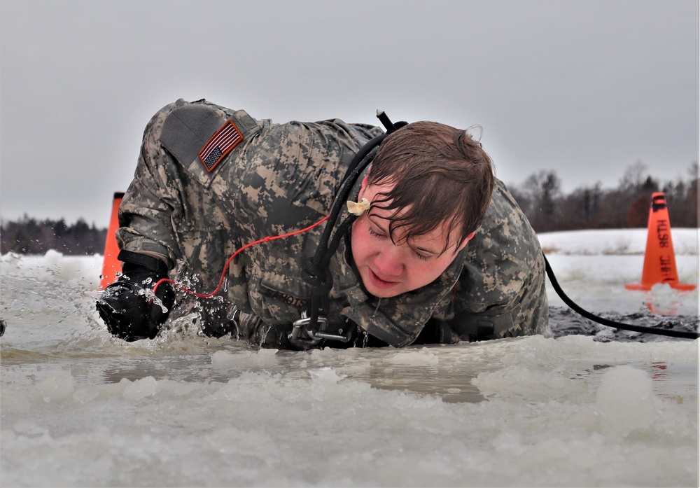 CWOC Class 20-02 students complete cold-water immersion training at Fort McCoy