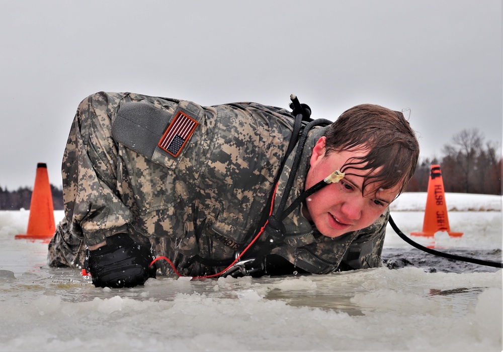 CWOC Class 20-02 students complete cold-water immersion training at Fort McCoy