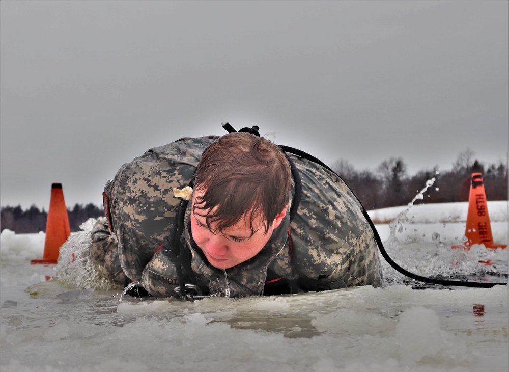 CWOC Class 20-02 students complete cold-water immersion training at Fort McCoy